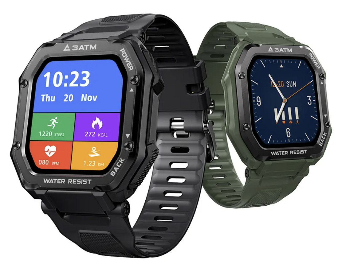 Durable smartwatch for hiking cycling swimming