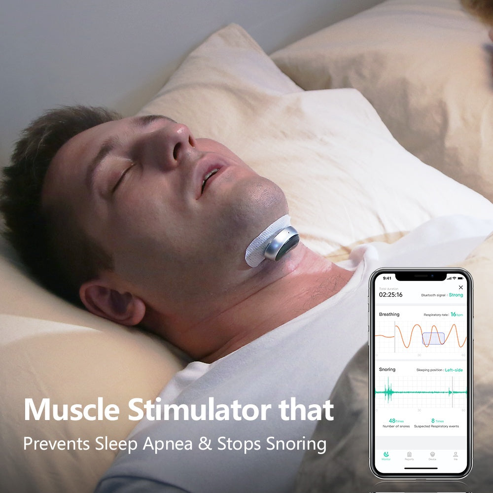 💤 Smart Anti-Snoring Device — Electronic Muscle Stimulator Pro