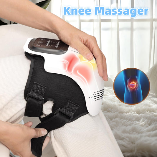 Electric knee massager with infrared heat and vibration therapy

Rechargeable smart knee massager for pain relief and recovery

Infrared heating knee therapy device for joint comfort