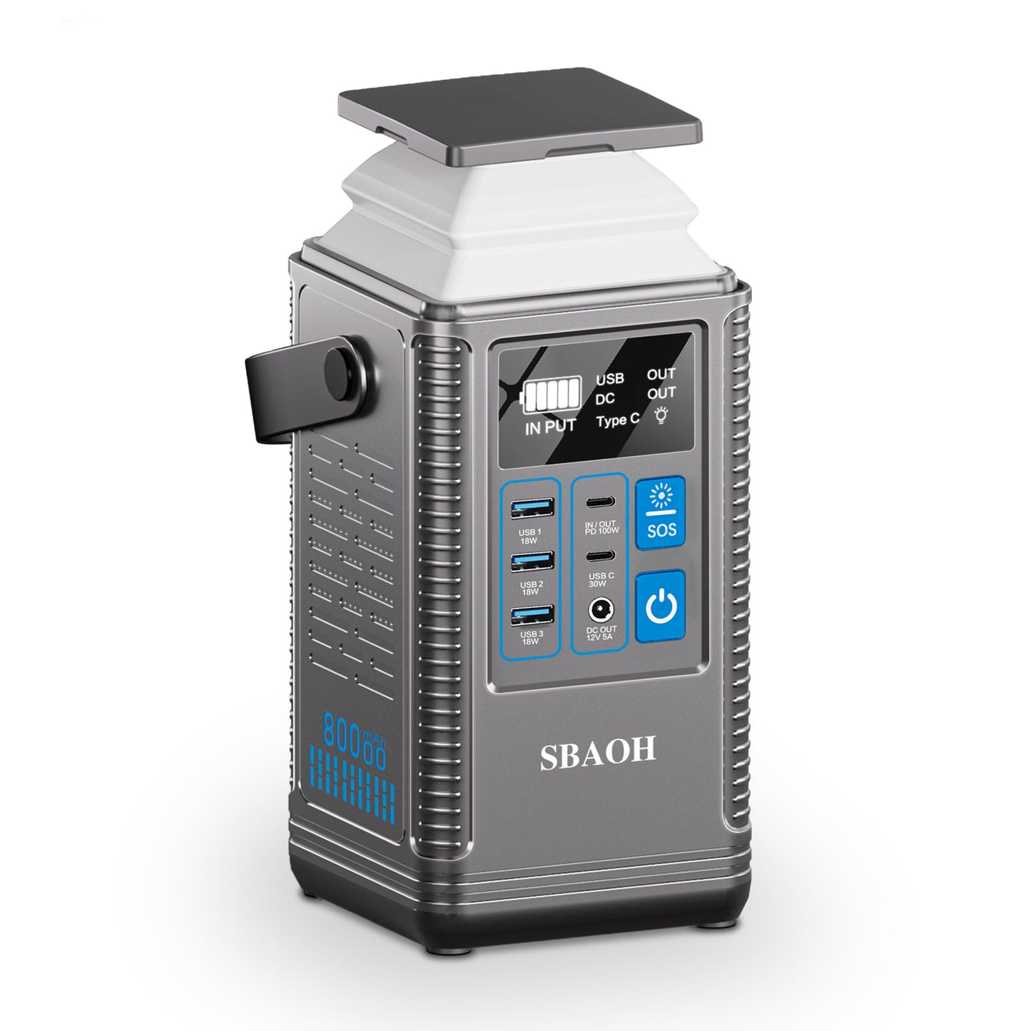 🔋 296Wh Power Station (80,000mAh)